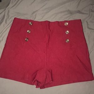 Stretch High Waisted Shorts